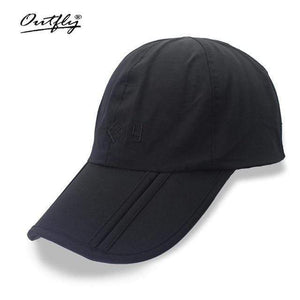 Planet Gates black Breathable Waterproof Peaked Cap Outdoor Travel Mountaineering Folding Anti - UV Men 's Sun Hat