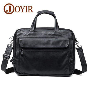 Planet Gates Black Briefcase Men Briefcases Genuine Leather Vintage Handbag 15"Laptop Briefcase Messenger Shoulder Crossbody Bag Men's Bag Business Bag