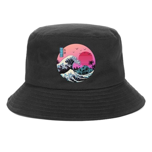 Planet Gates Beach Bucket Cap Unisex Cotton Bucket Hats Women Men Summer Sunscreen Hat Solid color Sunbonnet Outdoor Fisherman's Hat