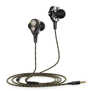 Planet Gates Black CAFELE Professional In-Ear Wired Earphone Metal Heavy Bass High fidelity Sound Quality Music Earphone for smart phone