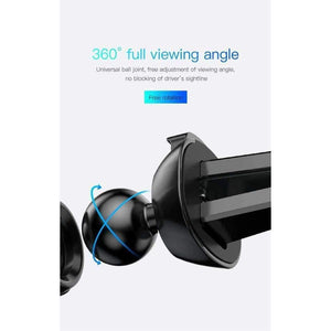 Planet Gates Black Car Phone Holder For iPhone X XS Max XR Samsung S9 S8 Gravity Air Vent Mount Phone Holder in Car Holder Cell Phone Stand