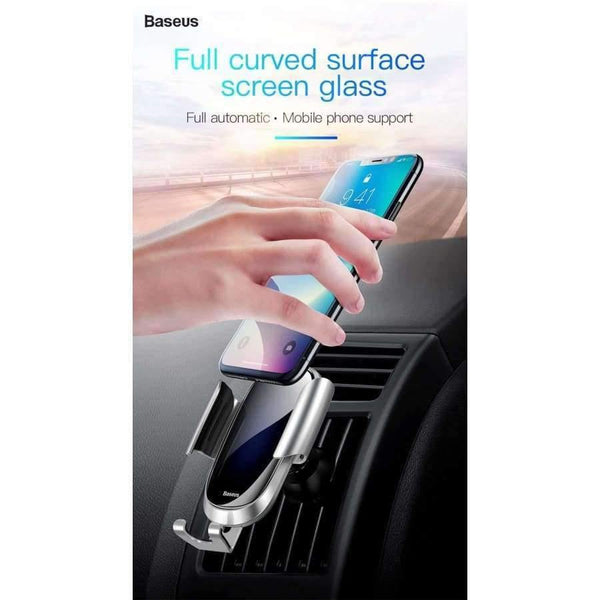 Planet Gates Black Car Phone Holder For iPhone X XS Max XR Samsung S9 S8 Gravity Air Vent Mount Phone Holder in Car Holder Cell Phone Stand