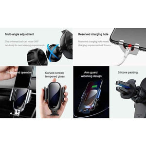 Planet Gates Black Car Phone Holder For iPhone X XS Max XR Samsung S9 S8 Gravity Air Vent Mount Phone Holder in Car Holder Cell Phone Stand
