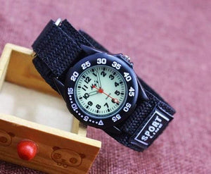 Planet Gates black Cartoon Watch Fashion Children Boys Kids Students Nylon men Sports Watches Analog watch Relogio