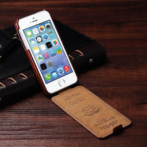 Planet Gates Black case Flip PU Leather Case for iPhone 5s 5 S SE Retro Back Cover Coque with Fashion Logo Phone Bag Cases For iPhone 5 5SE Luxury