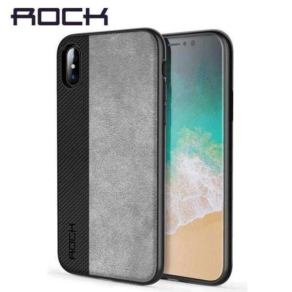 Planet Gates Black Case for iPhone X Brand Phone Cases Rock Soft TPU+PU Leather Phone Bag Cover All Round Protect Shell for iPhone X