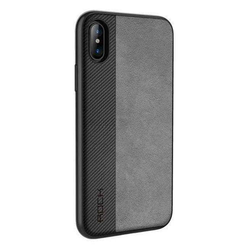 Planet Gates Black Case for iPhone X Brand Phone Cases Rock Soft TPU+PU Leather Phone Bag Cover All Round Protect Shell for iPhone X