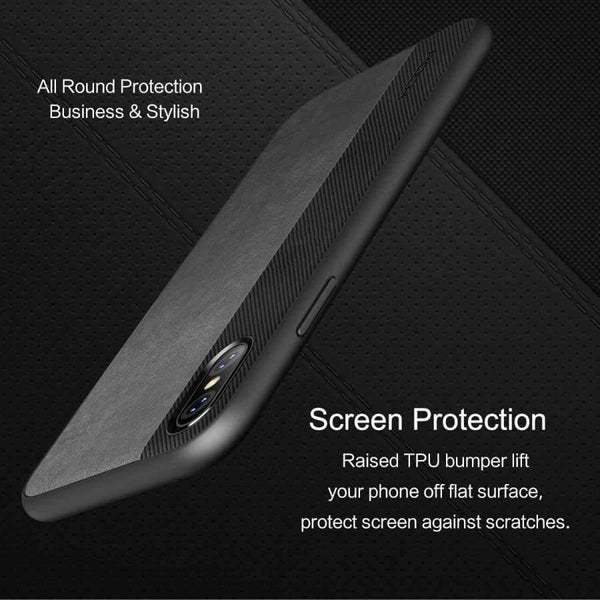 Planet Gates Black Case for iPhone X Brand Phone Cases Rock Soft TPU+PU Leather Phone Bag Cover All Round Protect Shell for iPhone X