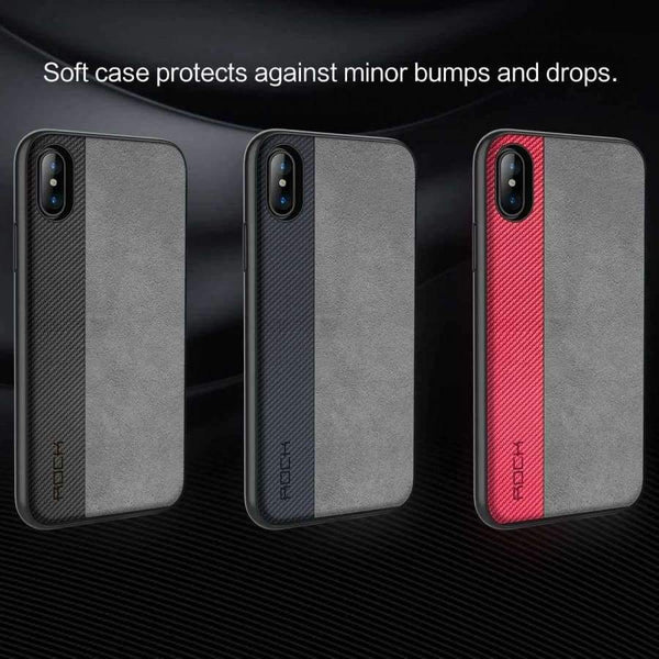 Planet Gates Black Case for iPhone X Brand Phone Cases Rock Soft TPU+PU Leather Phone Bag Cover All Round Protect Shell for iPhone X