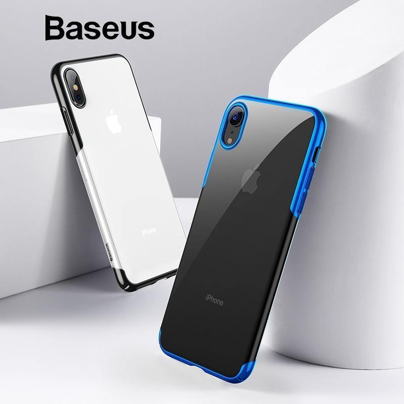 Planet Gates Black Case / For iPhone Xs 5.8 Baseus For iPhone X Xs Case Luxury Plating Hard Plastic Phone Case For iPhone Xs XR XS Max 2018 Cases Thin Back Cover Coque