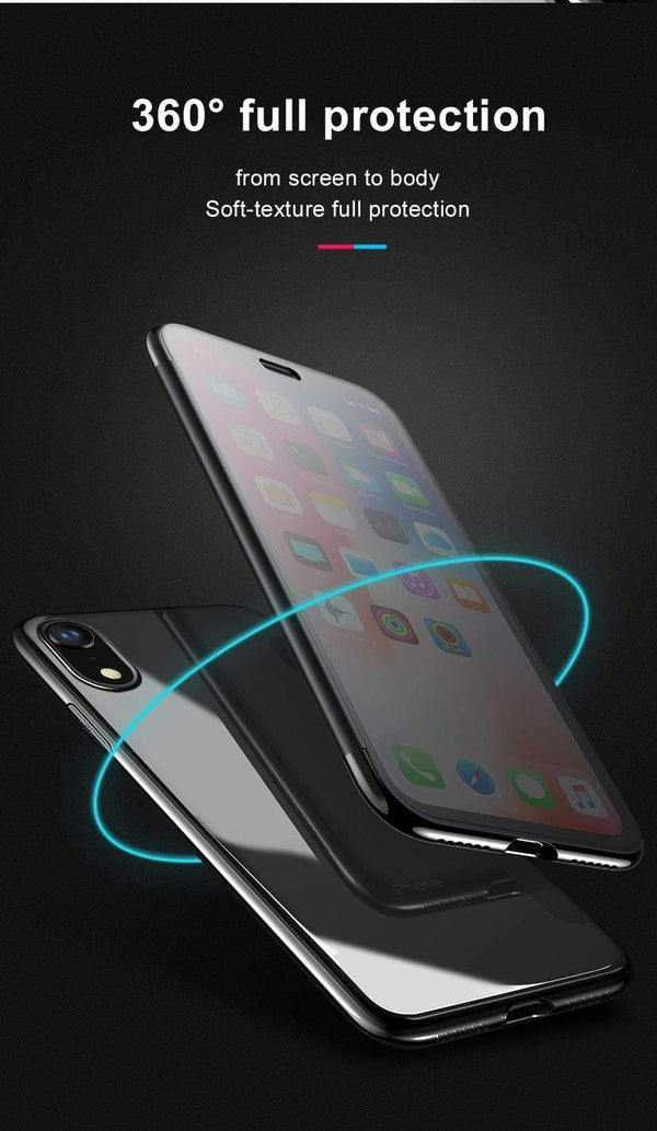 Planet Gates Black Case / For iPhone Xs 5.8 Baseus Luxury Tempered Glass Filp Case For iPhone Xs Xs Max 2018 Chic Full Coverage Protective Phone Case For iPhone Xs XR Cover