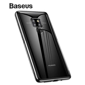 Planet Gates Black Case / For Mate 20 Baseus Luxury Plating TPU Case For Huawei Mate 20 Ultra Thin Soft Silicone Case For Huawei Mate 20 Pro Phone Cover Transparent