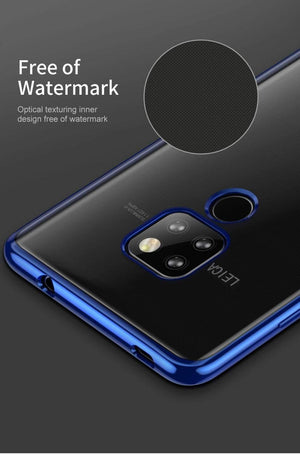 Planet Gates Black Case / For Mate 20 Baseus Luxury Plating TPU Case For Huawei Mate 20 Ultra Thin Soft Silicone Case For Huawei Mate 20 Pro Phone Cover Transparent