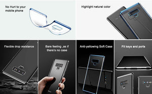 Planet Gates Black Case / For Note 9 Baseus Luxury Soft Silicone Case For Samsung Note 9 Ultra Thin Transparent Clear Case For Samsung Galaxy Note 9 Phone Cover
