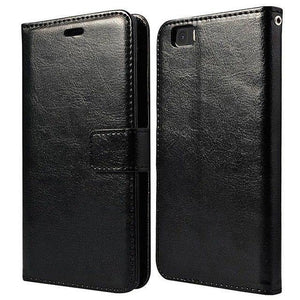 Planet Gates Black Case P8 lite TOMKAS Wallet Leather Case For Huawei P8 Lite 2015 Flip Cover Coque Phone Cases For Huawei P8 Lite 2015 With Card Holder
