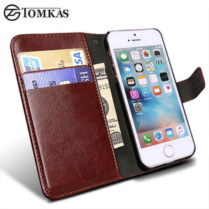 Planet Gates black case Wallet Leather Case for Apple iPhone 5S 5 SE Luxury Flip Coque Phone Bag Cover For iPhone 5s Cases Fundas TOMKAS Brand