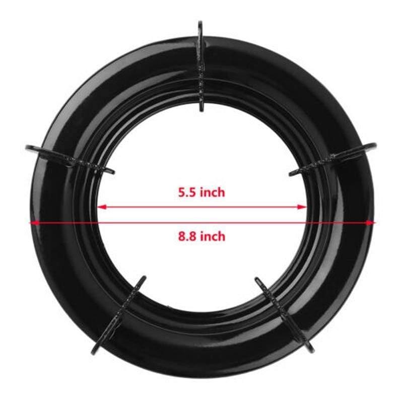 Black Cast Iron Wok Pan Support Rack Stand For Burners Gas Hobs Cookers Tools UK