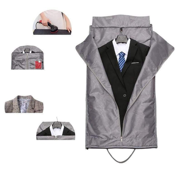 Planet Gates Black Casual Travel Bag Suit Storage Portable Waterproof Duffle Bag Dry and Wet Separation Luggage Bag