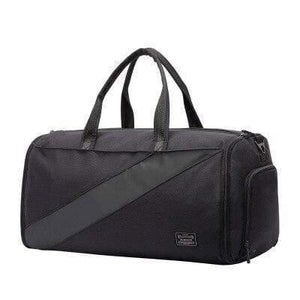 Planet Gates Black Casual Travel Bag Suit Storage Portable Waterproof Duffle Bag Dry and Wet Separation Luggage Bag