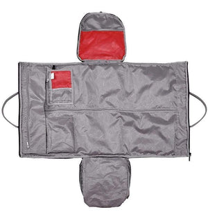 Planet Gates Black Casual Travel Bag Suit Storage Portable Waterproof Duffle Bag Dry and Wet Separation Luggage Bag