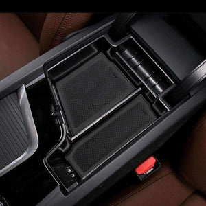 Planet Gates Black Center Storage Box For Volvo S90 XC90 V90CC 2017 2018 Car Container Holder Tray Accessories For Volvo XC60 2018 For LHD