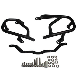 Cherk Black Silvery Solid Tubular Steel Engine Guard Crash Bars Protector For BMW S1000XR 2015 2016 2017 2018 Motorcycle Parts