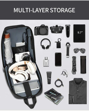 Planet Gates Black Chest Packs Men USB Charging Casual Shoulder Crossbody Bags Water Repellent Travel Messenger Bag Male n1820