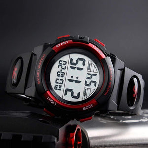 Planet Gates Black Children Watch Waterproof Swimming Girls Boys Clock Sports Watches Fashion Student Wristwatches NEW
