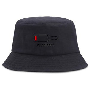Planet Gates black / China / 56-58cm Beer Bottle Personalized Letter Printing Bucket Hat Men Fashion Beach Sun Women'S Fisherman Cap Hip Hop Fishing Women Bob Hats