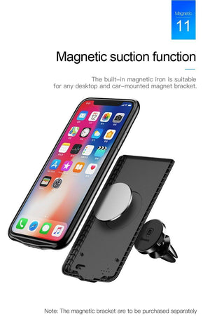 Planet Gates Black / China Baseus 3500mAh Battery Case For iPhone X Power Bank Charging Case Portable Thin Powerbank Battery Charger Case For iPhone X