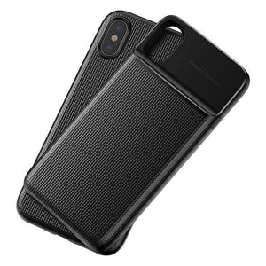 Planet Gates Black / China Baseus Wireless Charger Power Bank For iPhone X Battery Case Wireless Charing Powerbank For iPhone X Charger Case