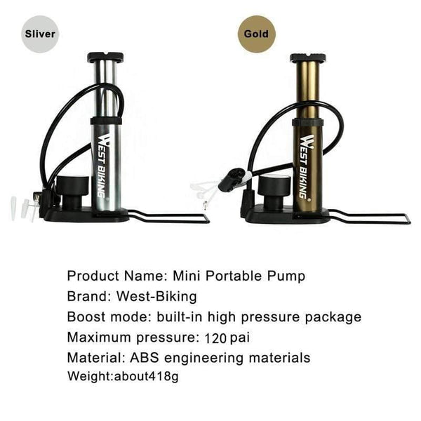 Planet Gates Black / China Bicycle Pump Portable Ultra-light MTB Mountain Bike Pump Cycling Bisiklet Aksesuar High Pressure Bike Bicycle Pump
