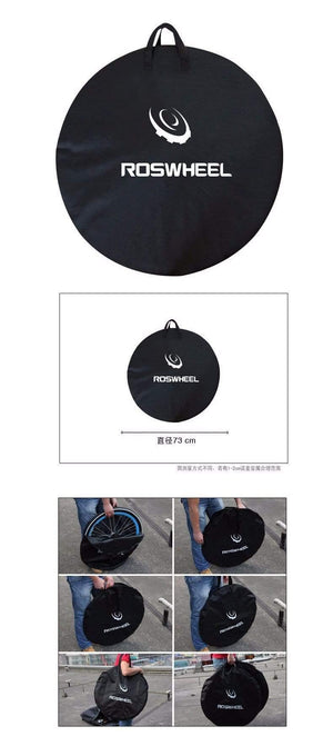 Planet Gates Black / China Bicycle Single Wheel Storage Bag 73CM Carrying Bags Cycling Road MTB Bike Travel Tire Carrier Casing Pannier 18277