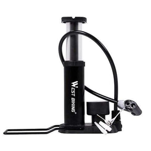 Planet Gates black / China BIKE Foot Activated Floor Pump With Gauge Cycle Air Pump Mini Portable Portable 80 PSI Bike Bicycle Tire Floor Pump