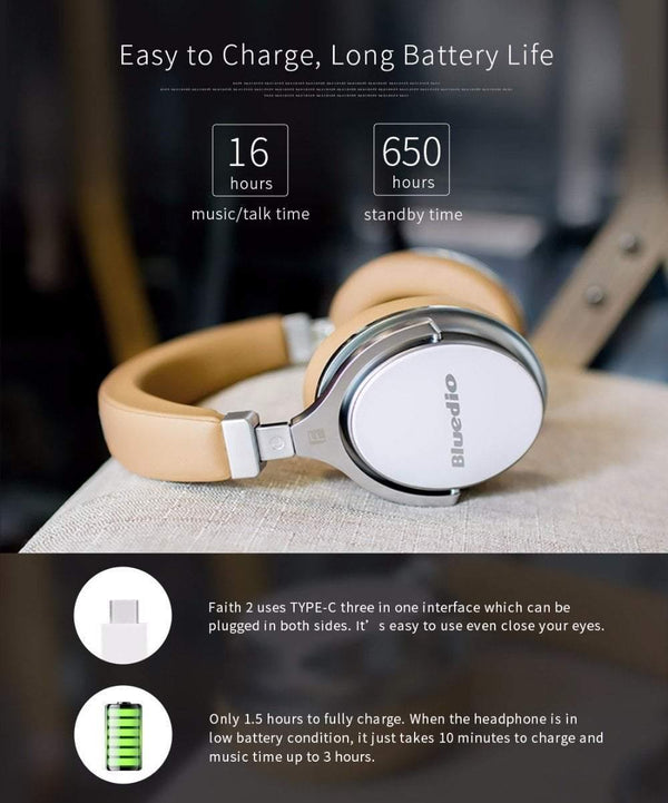 Planet Gates Black / China Bluedio F2 headset with ANC Wireless Bluetooth Headphones with microphone support music