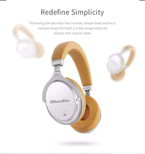 Planet Gates Black / China Bluedio F2 headset with ANC Wireless Bluetooth Headphones with microphone support music