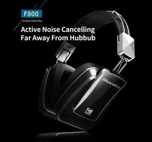 Planet Gates black / China Bluedio F800 Active Noise Cancelling Wireless Bluetooth headphones Junior ANC Edition around the ear headset black