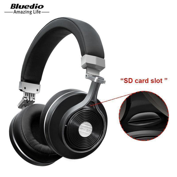 Planet Gates black / China Bluedio T3 Plus Wireless Bluetooth  Headphones/headset with Microphone/Micro SD Card Slot bluetooth headphone/headset