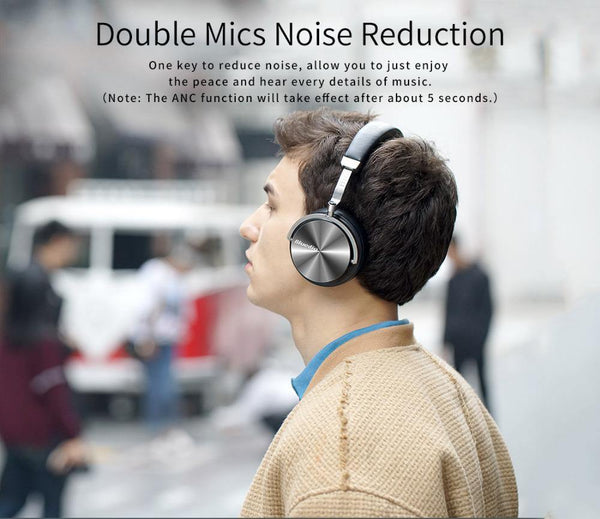 Planet Gates black / China Bluedio T4 Active Noise Cancelling Wireless Bluetooth Headphones wireless Headset with microphone for music
