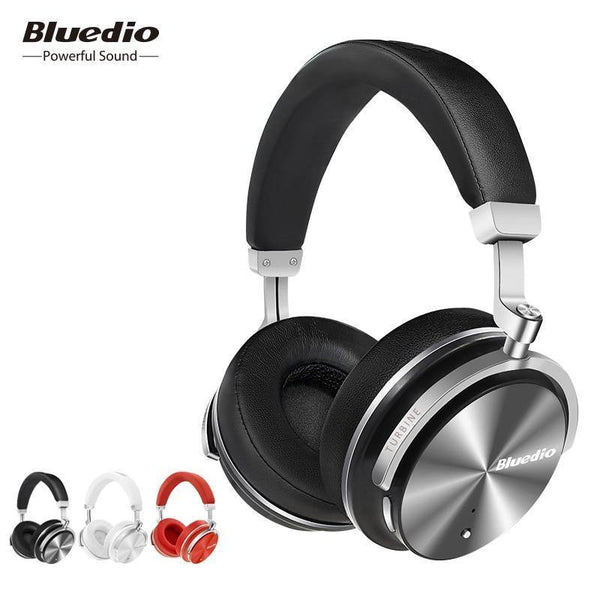 Planet Gates Black / China Bluedio T4S Active Noise Cancelling Wireless Bluetooth Headphones wireless Headset with microphone for phones