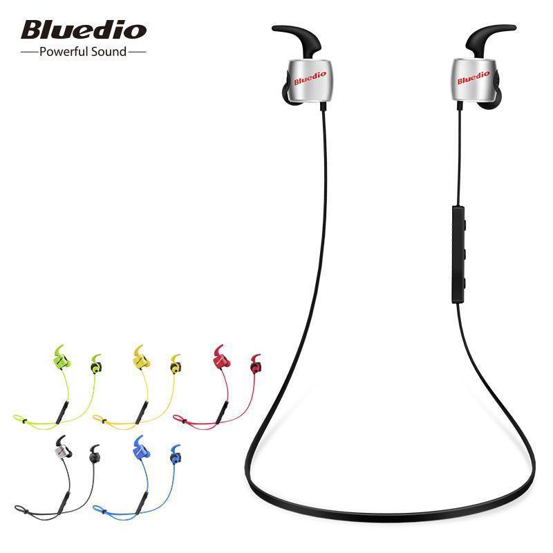 Planet Gates black / China Bluedio TE Sports bluetooth headset/wireless earbud with built-in microphone sweat proof earphone for phones and music