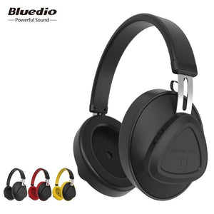 Planet Gates Black / China Bluedio TMS wireless headphone with microphone monitor studio bluetooth headset  voice control for music and phones