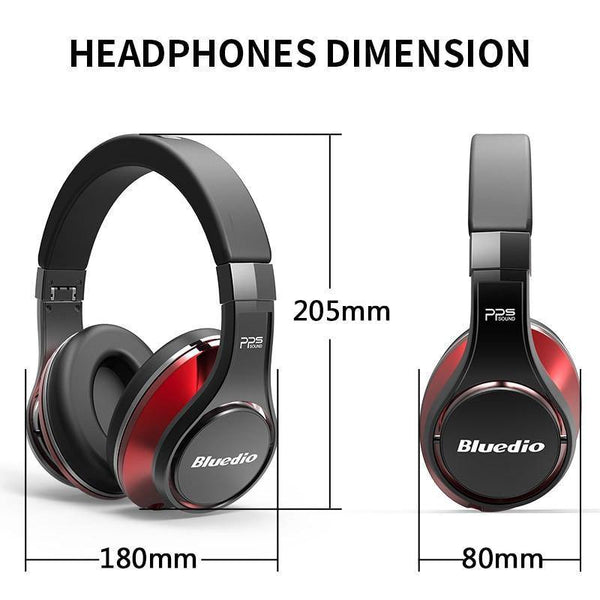 Bluedio U(UFO)High-End Bluetooth headphone Patented 8 Drivers/3D Sound/Aluminum alloy/HiFi Over-Ear wireless headphone - Planet Gates