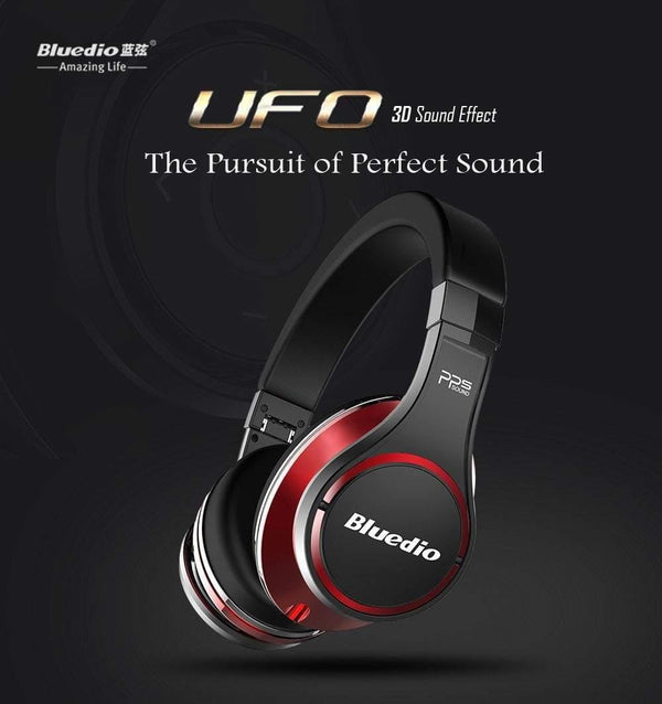 Planet Gates black / China Bluedio U(UFO)High-End Bluetooth headphone Patented 8 Drivers/3D Sound/Aluminum alloy/HiFi Over-Ear wireless headphone