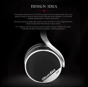 Planet Gates black / China Bluedio Vinyl Plus Light Extravagance Wireless Bluetooth Headphones/headset for music