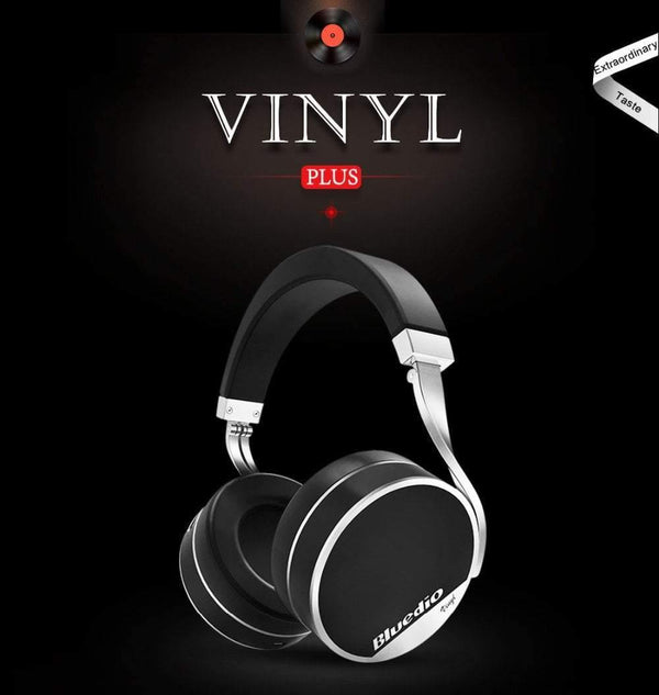 Planet Gates black / China Bluedio Vinyl Plus Light Extravagance Wireless Bluetooth Headphones/headset for music