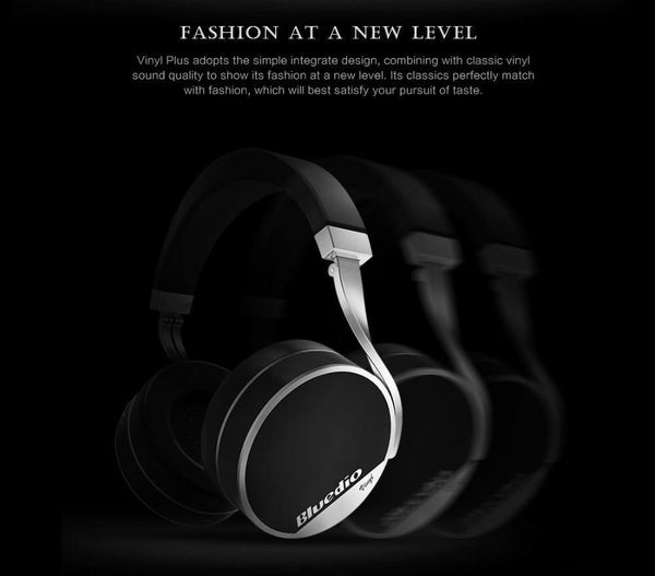 Planet Gates black / China Bluedio Vinyl Plus Light Extravagance Wireless Bluetooth Headphones/headset for music