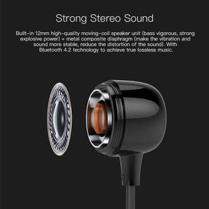 Planet Gates Black / China Bluetooth headphone wireless earphone neckband MP3 music game video headset IP67 waterproof sport microphone earbuds