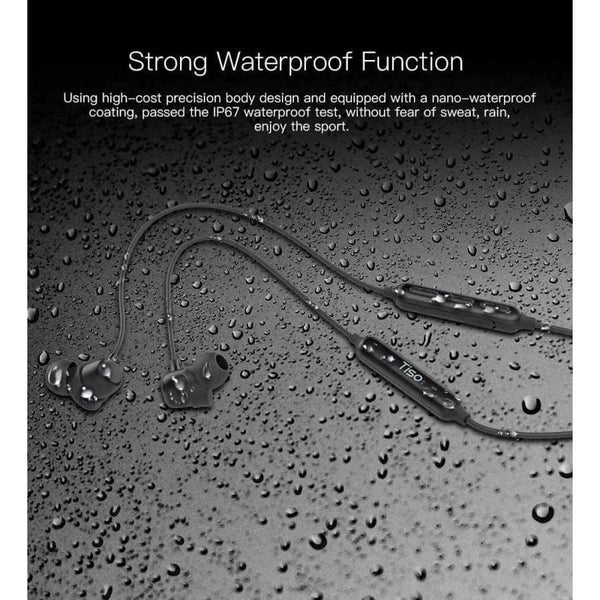 Planet Gates Black / China Bluetooth headphone wireless earphone neckband MP3 music game video headset IP67 waterproof sport microphone earbuds