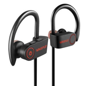 Planet Gates Black / China Bluetooth headphones IPX7 waterproof wireless headphone sports bass bluetooth earphone with mic for phone iPhone xiaomi